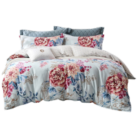 富安娜(fuanna)倾城花容四件套 被套203*229cm 床单230*240cm 枕套74*48cm*2(单位:套)