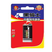 双鹿 6F22 9V 黑骑士电池 1粒装 17mm*26mm*48mm (单位:粒)
