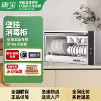 康宝(Canbo)消毒柜家用 壁挂式消毒碗柜 厨房小型挂墙碗筷柜 单门 黑色XDZ40-WA1A