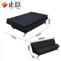 止臣折叠沙发黑色
