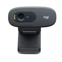 [罗技] 监控摄像头 罗技C270 网线供电 网线 300W 内存卡 彩色 1个