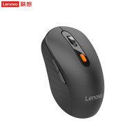 联想(Lenovo) 无线蓝牙双模鼠标 便携办公鼠标 人体工程学设计 适用台式机一体机笔记本平板 Howard黑色