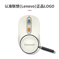 联想(Lenovo)无线蓝牙双模鼠标 便携办公鼠标 人体工程学设计 适用台式机一体机笔记本平板Howard白色