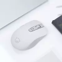 联想(Lenovo)小新蓝牙鼠标M1 商务办公 轻音无线鼠标 适用小新拯救者 笔记本平板通用 雾白(仅蓝牙连接)