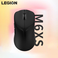 联想(Lenovo)拯救者M6XS无线游戏鼠标 蓝牙鼠标有线/2.4G/蓝牙三模电竞可充电长续航轻量化设计 幻影黑