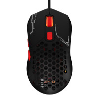 联想生态品牌异能者 有线鼠标 办公家用电竞鼠标 小新/拯救者笔记本适用USB即插即用 磁吸镂空鼠标有线