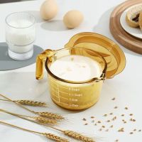 康宁 微波炉可加热专用杯 带刻度食品级耐高温牛奶杯500ml 1个