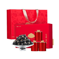 杞里香(QiLiXiang) 大果黑枸杞-礼遇繁花红色礼盒 200g(12罐)