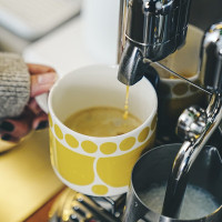 arabia黄色星期天马克杯盘子碗杯子碟餐具套装iittala盘 黄色咖啡杯1杯1碟 280ml