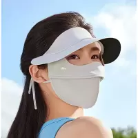 蕉下(beneunder)脸基尼女帽檐全脸防晒面罩防晒口罩防紫外线AL33324