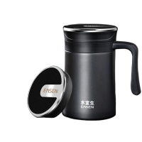 水宜生弱碱保温杯S550 500ml 银黑色