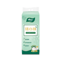 心相印 商务墨绿三层压花悬挂抽取式面巾纸(4提)3层*320抽