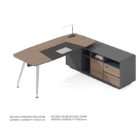 奥派克(AOPIK) 办公桌 W2000*D1900*H770 简约式现代职员常用 配色高级的