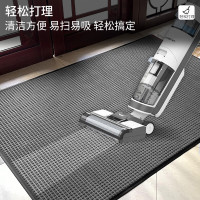 洁力 地毯脚垫防滑垫入户地垫商用酒店商场门口高端迎宾 黑色-吸水/防滑/除尘 80*120cm