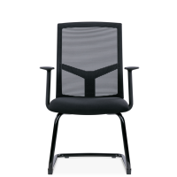 奥派克(AOPIK) 办公椅 W605*D560*H930 黑色固定透风现代风的员工椅