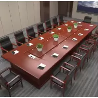 奥派克(AOPIK) 会议桌 W5000*D2000*H760 原木色的超长会议桌
