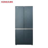 康佳BCD-501WUP4-VP玻璃平嵌十字门冰箱一级能效