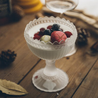 iittala伊塔拉无铅水晶玻璃marimekko玛丽碗家用甜品碗冰淇淋杯创意沙拉碗 玻璃碗155mm