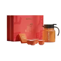 巴米樂/BURNELL 山河月明焖茶套装(壶1000ml+杯60ml*4+陈皮白茶25g*1) BNL-HT188