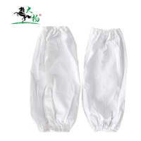大杨183白布袖套 防污防尘透气套袖 10双 厨房厨师食堂餐饮家务劳保用品 白色(单位:包)