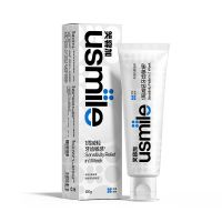 笑容加usmile卓效清新美白牙膏清新口气清洁牙齿亮白减少牙渍男女120g 北境青蕨