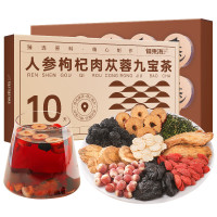 褔東海(FU DONG HAI) 人参枸杞肉苁蓉九宝茶120g(12g*10)(单位:盒)