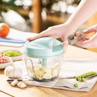 苏泊尔 拉蒜神器手动压蒜捣蒜泥器-中号650ml三刀头