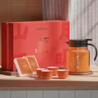 巴米樂/BURNELL 山河月明掼君休闲套装(焖茶壶1000ml+杯60ml*4+扑克牌*2) BNL-HT186