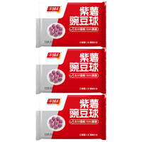 千味央厨油炸小吃紫薯豌豆球油炸速冻半成品早餐小吃280g*3袋