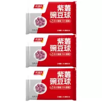 千味央厨油炸小吃紫薯豌豆球油炸速冻半成品早餐小吃280g*3袋