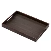 苏氏陶瓷(SUSHI CERAMICS) J53 竹制方形托盘-双耳款 36*25*3.6cm (单位:个)