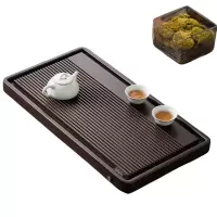 苏氏陶瓷(SUSHI CERAMICS) J1104 行云流水重竹茶盘 60*32*4cm (单位:个)