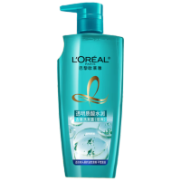 欧莱雅 透明质酸水润洗发水去屑无硅油洗发露(倍爽)700ml 新老包装随机发