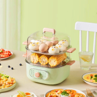 美的电蒸锅自动断电双层家用小型迷你-MZ-ZG2323E201-6L