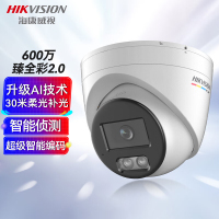 HIKVISION海康威视监控摄像头600万超高清半球监控器POE防水夜视手机远程家庭3367SWDV3-L 4MM