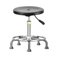 臻远ZY-7924 防静电椅子车间流水线升降椅子 40-53cm(圈脚灰色脚杯)