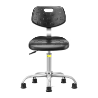 臻远ZY-7949 防静电椅子车间流水线升降椅子 40-54cm五爪固定黑脚垫