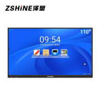 泽显(Zshine)110英寸i5双系统版会议平板 交互式电子白板 智能触摸一体机 4K超高清显示屏 ZX-C110BH