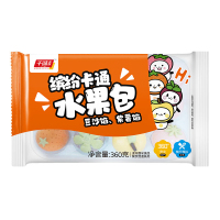 千味央厨卡通水果包儿童营养早餐半成品缤纷卡通水果包360g