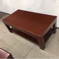 GS广圣 茶几 J0214 办公桌 1400*700*480 胡桃2号