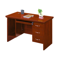 GS广圣 职员台 P0112 办公桌 1200*600*760 胡桃2号