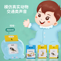 婴侍卫 儿童小熊早教机 卡片机双语学习机 FDE011 粉/蓝 可选色