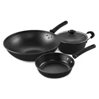 张小泉 精铁 锤纹 锅具套装 C35393000