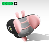 夕多(cicido)儿童车内睡觉汽车睡枕头枕车用车载睡觉神器车上护颈枕NO.063粉灰色