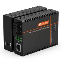 netLINK 光纤收发器 HTB-GS-03/20AB 千兆单模单纤 黑色