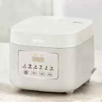 美的(Midea)电饭煲小型3L 316L不锈钢内胆 MB-RE387S 白色