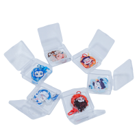 哪吒钥匙扣可爱魔童闹海装饰钥匙扣动漫亚克力书包挂件 随机发货 单位:个