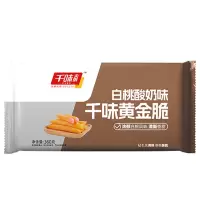 千味央厨黄金脆春卷油炸小食空气炸锅美食黄金脆白桃酸奶味360g