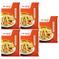 千味央厨香脆藕条油炸西餐粗细莲藕条冷冻小吃速食半成品1000g*5袋