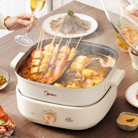 美的(Midea) 电火锅 6L大容量 鸳鸯锅 MC-HGS303002
